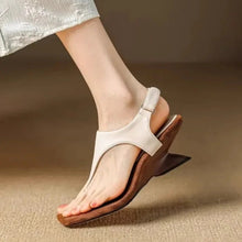 Load image into Gallery viewer, ALIA #2 Women&#39;s Sandals feature a Square Toe, Heterotypic Heel, and Buckle Strap