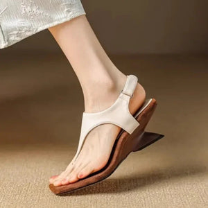 ALIA #2 Women's Sandals feature a Square Toe, Heterotypic Heel, and Buckle Strap