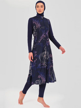 Load image into Gallery viewer, AIZA 2 Islamic Women Muslim Swimwear Modest Long Dress and Pants Burkini, Swim Surf Wear, Sport Full 3 Piece Sets