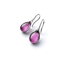 Load image into Gallery viewer, CASSANDRA Luxury Style Earrings with Faux Cat&#39;s Eye Stones