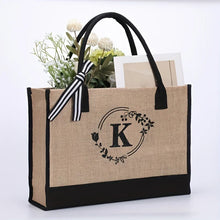 Load image into Gallery viewer, IOKE #1 A to Z Initials A to Z, Bohemian Style Summer Tote Bag