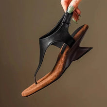 Load image into Gallery viewer, ALIA #2 Women&#39;s Sandals feature a Square Toe, Heterotypic Heel, and Buckle Strap