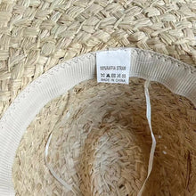 Cargar imagen en el visor de la galería, TRIXI Expertly Crafted Summer Hat with a Wide Brim and Made with Raffia