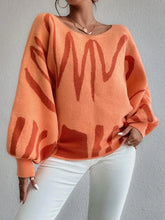 Load image into Gallery viewer, SLOAN Loose Pullover Knitted Sweater with Lantern Sleeves