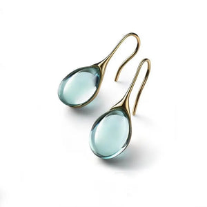 CASSANDRA Luxury Style Earrings with Faux Cat's Eye Stones