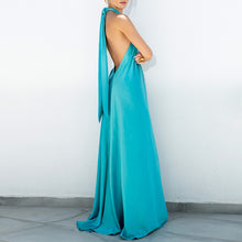 Laden Sie das Bild in den Galerie-Viewer, SHANE Elegant Backless Sleeveless Loose Waist Party Maxi Evening Dress