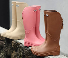 Load image into Gallery viewer, BLYTE #1 Ladies&#39; Waterproof Rain Boots with Anti-Slip Soles &amp; Fashionable Long Tube Design