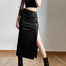 Afbeelding in Gallery-weergave laden, NICO Midi High Waist Split Side Skirt - Bali Lumbung