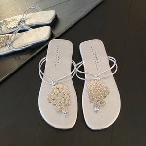 NOLLY Sequin Slippers for Women: Stylish &amp; Comfy Flat Sandals