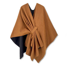 Load image into Gallery viewer, SERBET Poncho - Warm, Thick, Double Sided