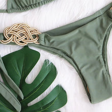 Load image into Gallery viewer, HALIA Sexy Prints Tassel Bikini Set - Bali Lumbung