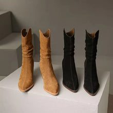 Laden Sie das Bild in den Galerie-Viewer, DIORA Winter Faux Fur Warm Mid Calf  Snow Boots - Bali Lumbung