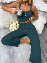 Cargar imagen en el visor de la galería, LARISA 2-Piece Sleeping Pajama Set Soft and Comfortable