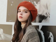 Load image into Gallery viewer, SAGE Women&#39;s Beret: Elegant, Beautiful, Luxurious, and Soft