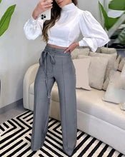 Indlæs billede til gallerivisning ZARE #2 High Waist Work Pants Are Perfect For Professional Attire