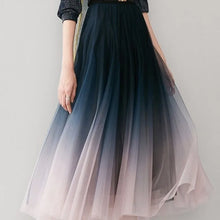 Indlæs billede til gallerivisning VON Petticoat 5 Layers 60cm Tutu Tulle Skirt Vintage Midi Pleated Skirts