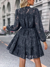 Cargar imagen en el visor de la galería, BREE Elegant Flare Sleeves Chiffon Mini Dress