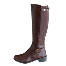 Load image into Gallery viewer, LONA Fashion Style Boots with Button and Zipper Decoration Knee High Boots - Bali Lumbung