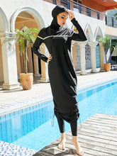 Cargar imagen en el visor de la galería, AIZA 2 Islamic Women Muslim Swimwear Modest Long Dress and Pants Burkini, Swim Surf Wear, Sport Full 3 Piece Sets