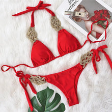 Indlæs billede til gallerivisning HALIA Sexy Prints Tassel Bikini Set - Bali Lumbung
