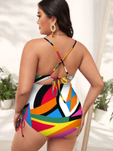 Afbeelding in Gallery-weergave laden, KAMEA One Piece V-Shape Vibrant Colorful Push-Up Swimsuit Plus sizes XL-4XL - Bali Lumbung