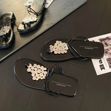 Load image into Gallery viewer, NOLLY Sequin Slippers for Women: Stylish &amp; Comfy Flat Sandals