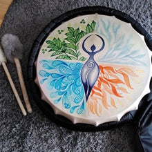 Indlæs billede til gallerivisning KAYDEN Vegan Shaman Tree Of Life Siberian Drum Spirit Handmade Crafts - Bali Lumbung