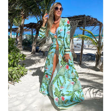 Load image into Gallery viewer, KAIA Elegant Belted Swimwear Cover-ups for the Beach - Sarong Style