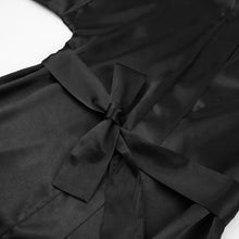 Cargar imagen en el visor de la galería, BECKY Elegant Brides Kimono Nightgown Robe Sleepwear Features Beautiful Feathers for a Luxurious Look