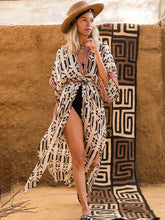 Load image into Gallery viewer, MAUNA Chic Kimono Swimsuit Cover-Ups - Self-Belted