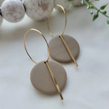 Load image into Gallery viewer, CHIA Geometric Acrylic Circle Hoop Earrings for Women