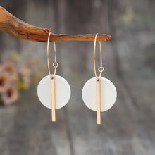 Load image into Gallery viewer, CHIA Geometric Acrylic Circle Hoop Earrings for Women