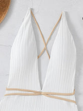 Laden Sie das Bild in den Galerie-Viewer, GRETA Monokini Swimsuit with Strappy Back and Belt Detail - Bali Lumbung