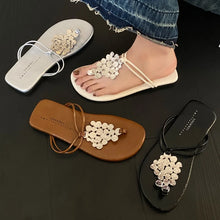 Load image into Gallery viewer, NOLLY Sequin Slippers for Women: Stylish &amp; Comfy Flat Sandals