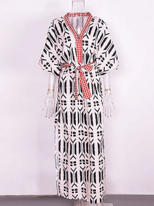 MAUNA Chic Kimono Swimsuit Cover-Ups - Self-Belted