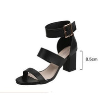Laden Sie das Bild in den Galerie-Viewer, ALIA #2 Fashionable High Heels Sandals with Ankle Straps for Women