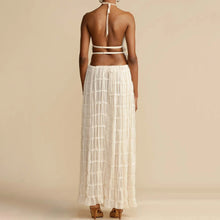 Laden Sie das Bild in den Galerie-Viewer, BAE 2-Piece Fashion Set Maxi Skirt Sleeveless Halter Top - Bali Lumbung