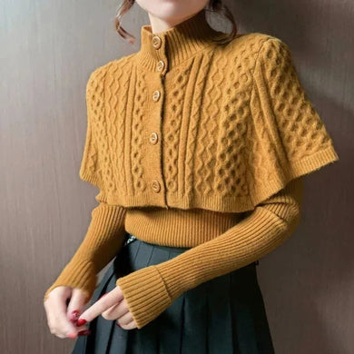 KIM Women Loose Turtle Neck Pullover Sweater Tops - Bali Lumbung