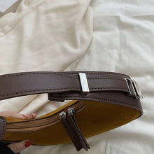 Load image into Gallery viewer, ALLIE Small Shoulder Saddle Clutch Bag Handbag Offers a Timeless, Vintage Look