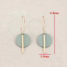 Load image into Gallery viewer, CHIA Geometric Acrylic Circle Hoop Earrings for Women
