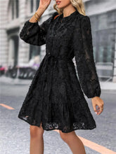 Cargar imagen en el visor de la galería, BREE Elegant Flare Sleeves Chiffon Mini Dress