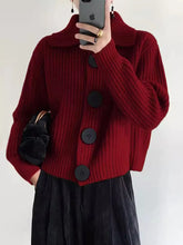 Laden Sie das Bild in den Galerie-Viewer, ANDREA Soft Loose Sweaters Bell Long Sleeves