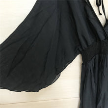 Indlæs billede til gallerivisning ALANA V-Neck Medium Flare Sleeves Swimwear Short Cover-Up