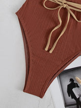Laden Sie das Bild in den Galerie-Viewer, GRETA Monokini Swimsuit with Strappy Back and Belt Detail - Bali Lumbung