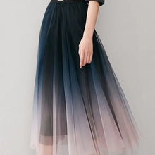 Load image into Gallery viewer, VON Petticoat 5 Layers 60cm Tutu Tulle Skirt Vintage Midi Pleated Skirts