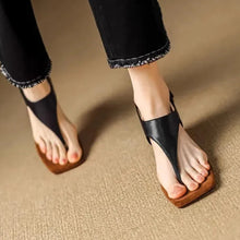 Load image into Gallery viewer, ALIA #2 Women&#39;s Sandals feature a Square Toe, Heterotypic Heel, and Buckle Strap