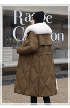 Laden Sie das Bild in den Galerie-Viewer, DAWN Elegant Skirted Soft Faux Leather Long Trench Overcoat