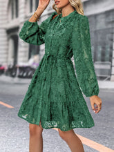 Load image into Gallery viewer, BREE Elegant Flare Sleeves Chiffon Mini Dress