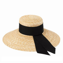 Cargar imagen en el visor de la galería, LIVY Wide Brim Beach Hats with Neck Tie - Bali Lumbung