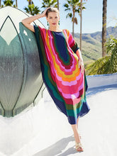 Cargar imagen en el visor de la galería, BRIG Kaftan Cover-Up Women Beachwear Swimsuit Cover-ups Bohemian Beach Dress